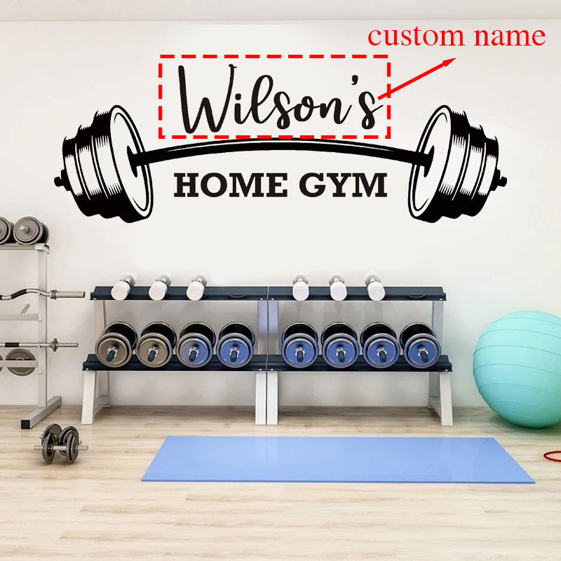 Home Gym Names - Personalizzato Home Gym Nome Adesivo da