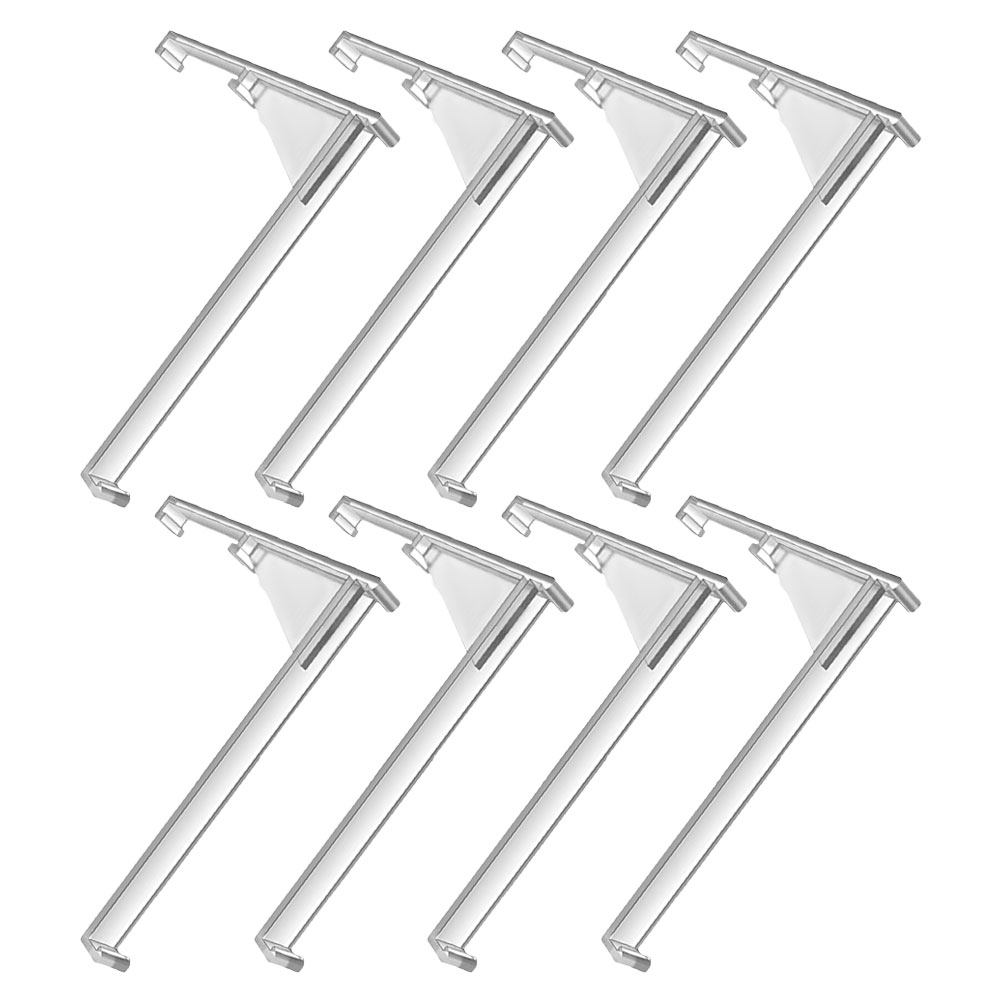 Vertical Leg Press - 8 Pezzi Clip Trasparenti per Tende,