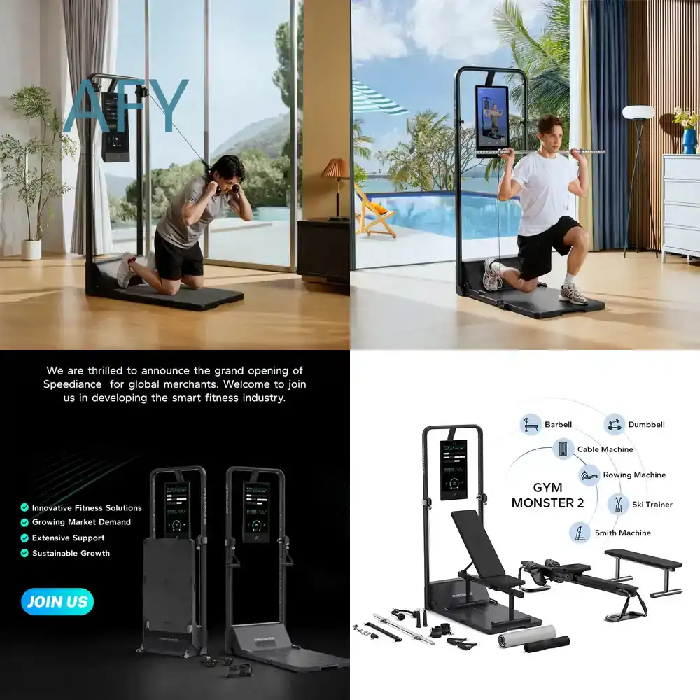 Home Gym Installation - Attrezzatura Fitness All-in-One Speediance per Uso