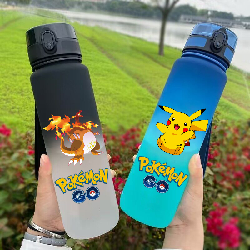 Home Gym Compact - Borraccia Sportiva Pokémon Pikachu Bulbasaur Charmander