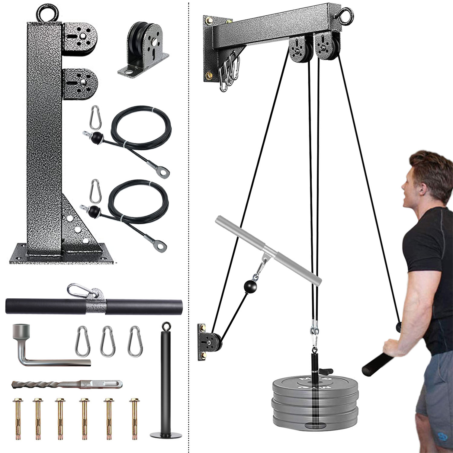 Cable Pulley System - Sistema di pulegge per montaggio a