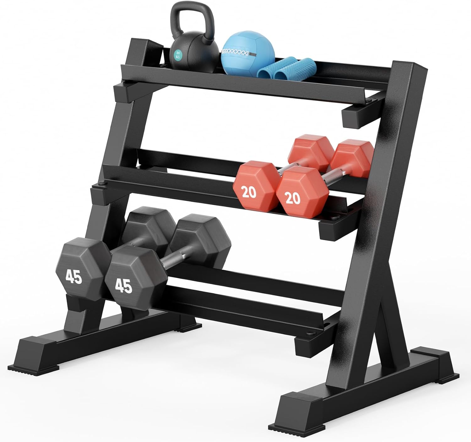 Home Gym Compact - Porta manubri per palestra domestica, 3