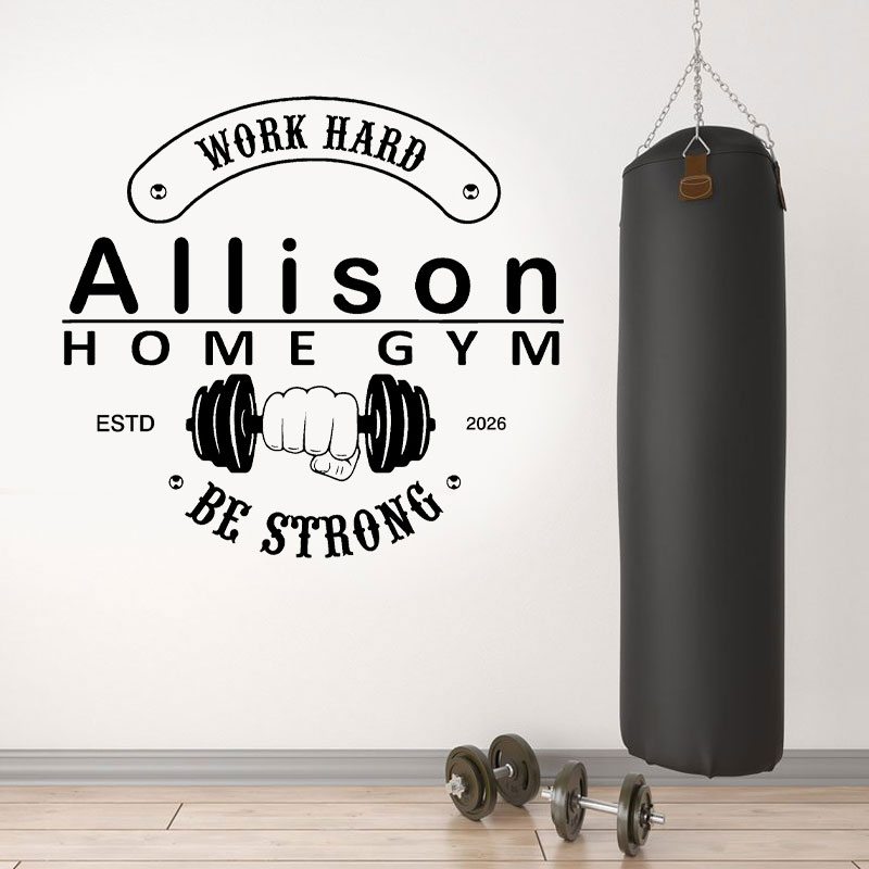 Adesivo Murale Personalizzato  - Home Gym Names recensione e prezzo