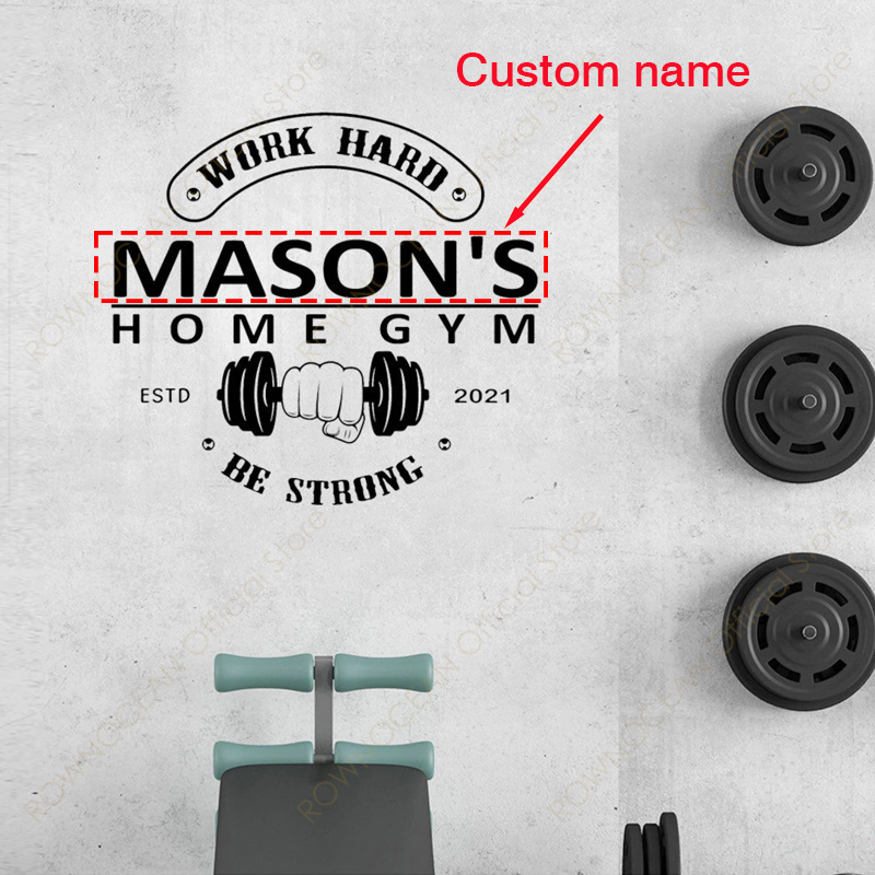 Adesivo Murale Personalizzato  - Home Gym Names recensione e prezzo