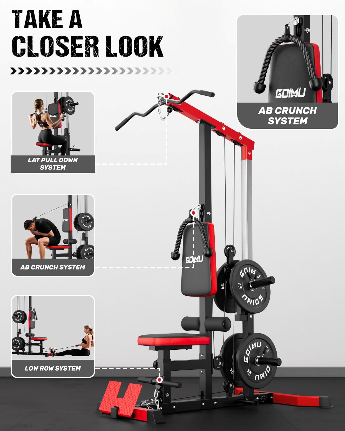 Macchina per trazioni e vogate - Home Gym Lat Pulldown Machine recensione e prezzo