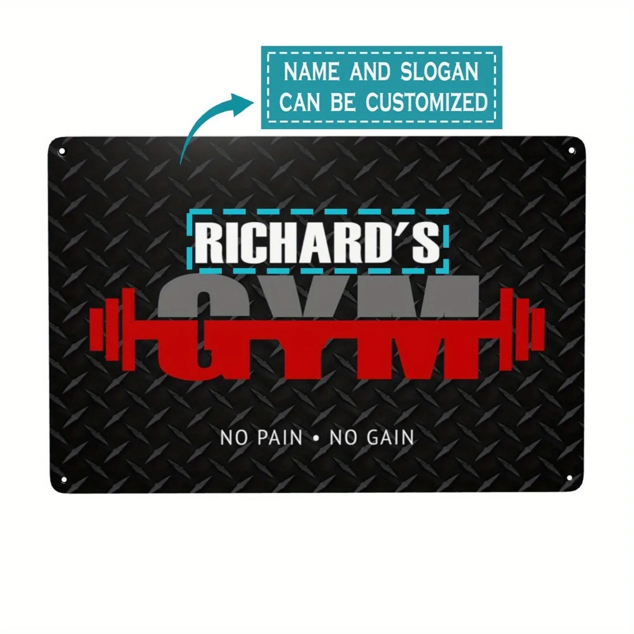 Insegna in Metallo Personalizz - Home Gym Names recensione e prezzo