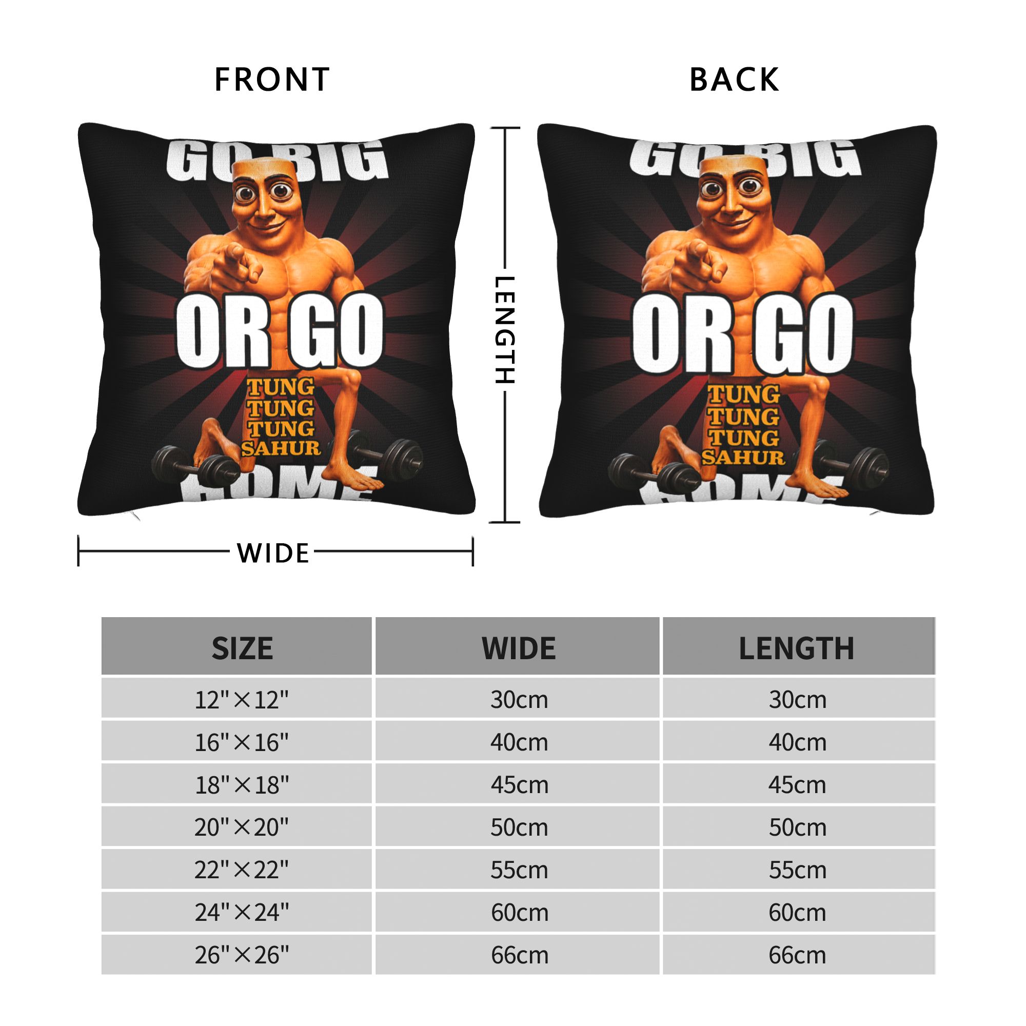 Federa per cuscino Go Big or G - Home Gym Yes Or No recensione e prezzo
