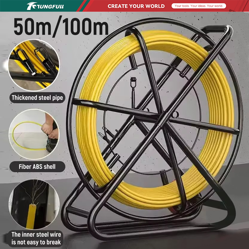 TUNGFULL 50M 100M Asta in Fibr - Cable Pulley System recensione e prezzo