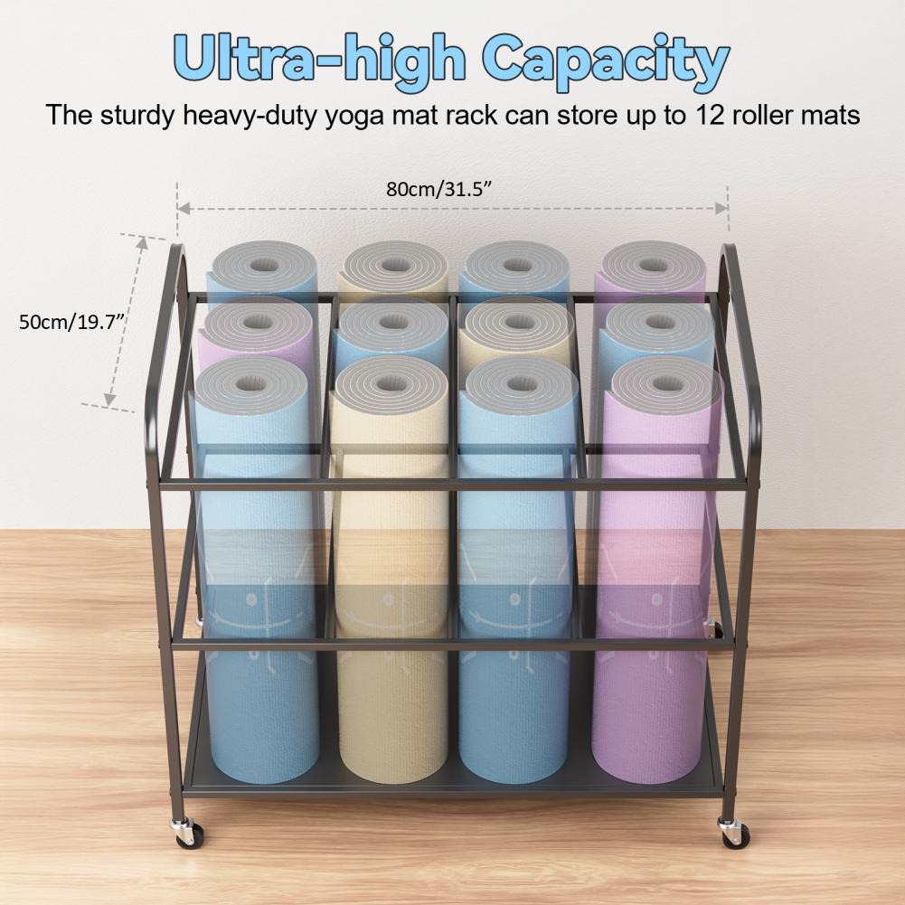 Carrello porta tappetini yoga  - Home Gym Folding Rack recensione e prezzo