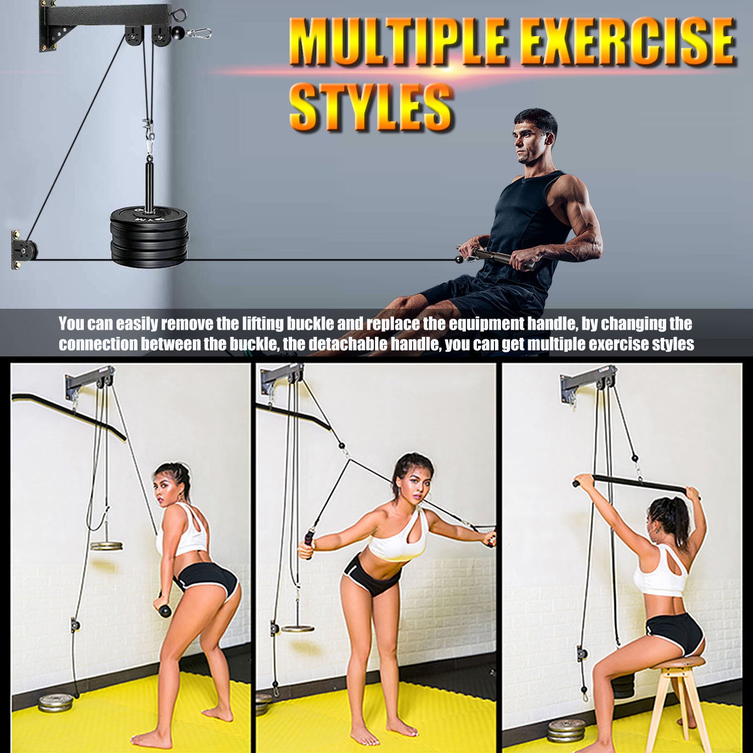 Sistema di pulegge per montagg - Cable Pulley System recensione e prezzo