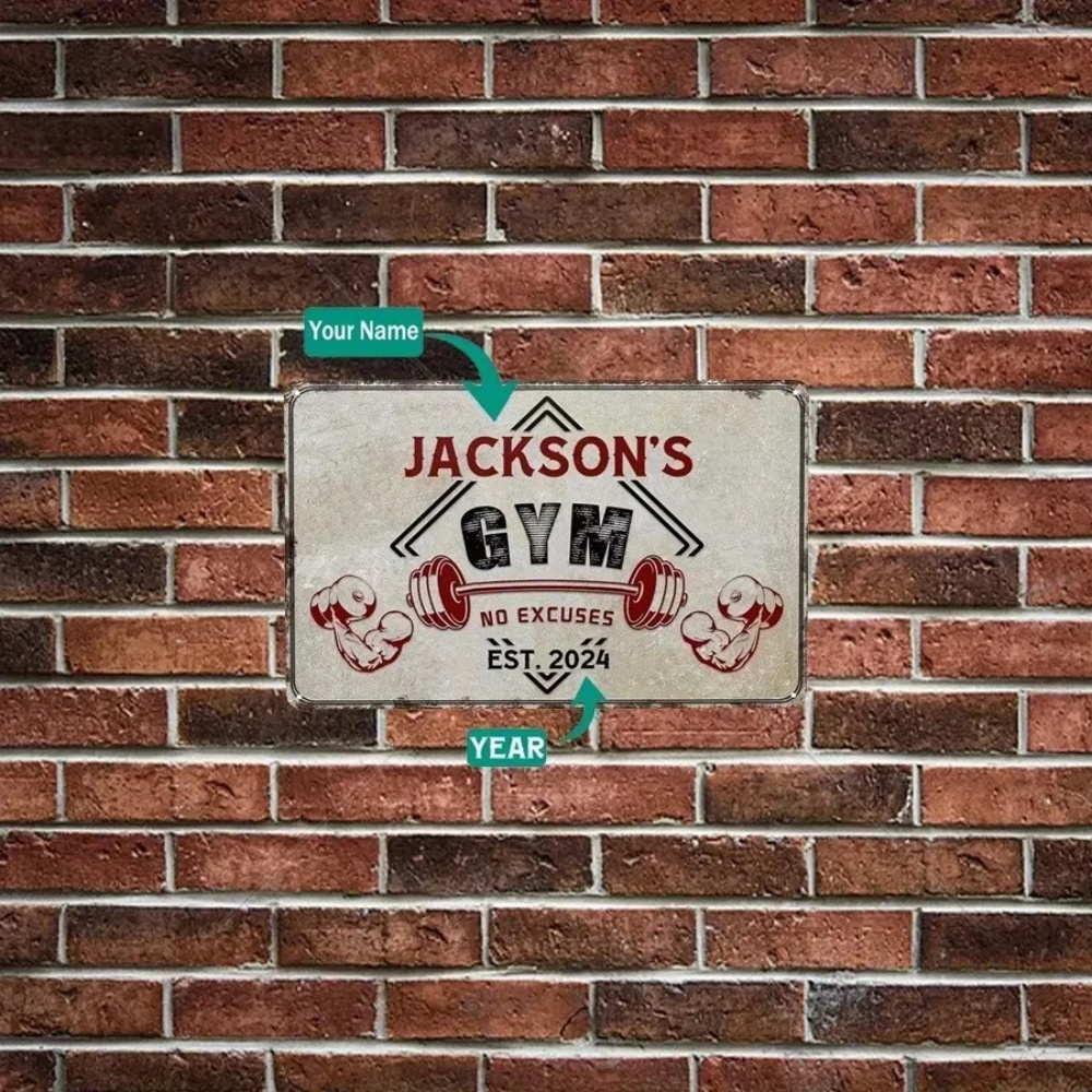 Insegna Personalizzata Vintage - Home Gym Names recensione e prezzo