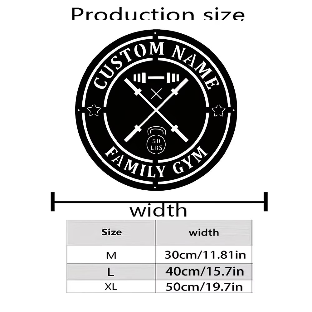 Insegna in metallo personalizz - Home Gym Names recensione e prezzo