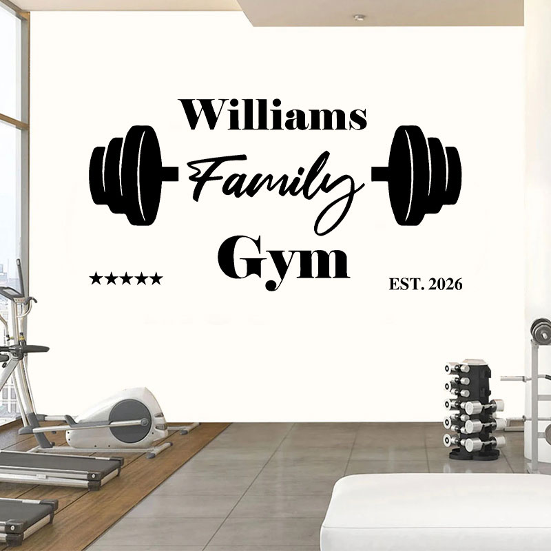 Adesivo Murale Personalizzato  - Home Gym Names recensione e prezzo